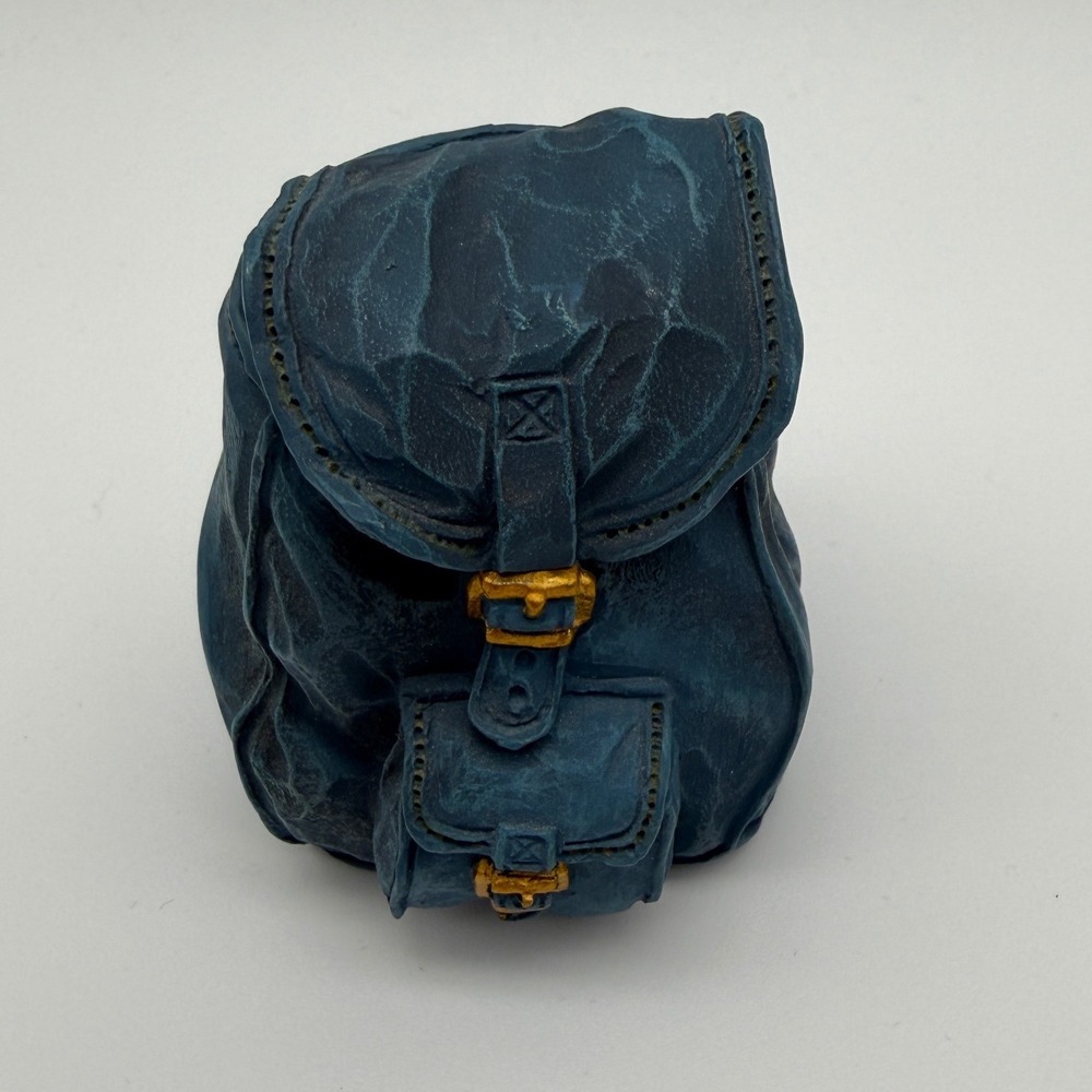 Willitts Designs Just The Right Style Traveler Backpack Figurine Blue 26405 1999
